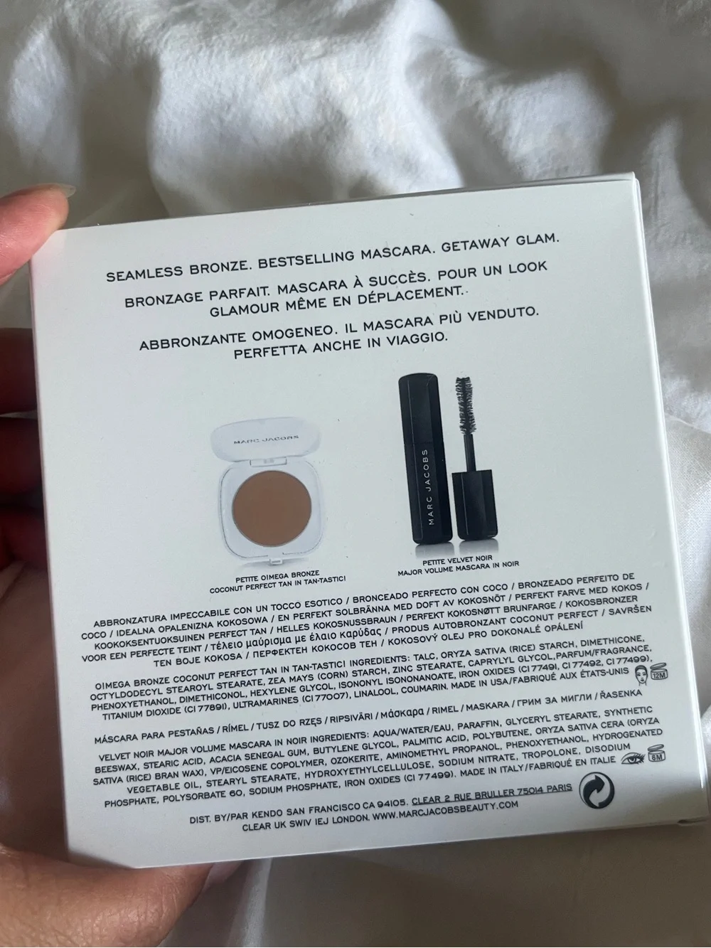 Marc Jacobs Bronzer Mascara Duo Travel Size Set NIB